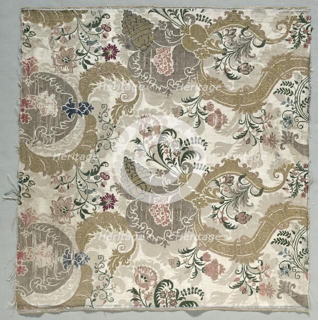 Length of Silk Textile, 1700s. Creator: Unknown.