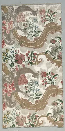 Length of Silk Textile, 1700s. Creator: Unknown