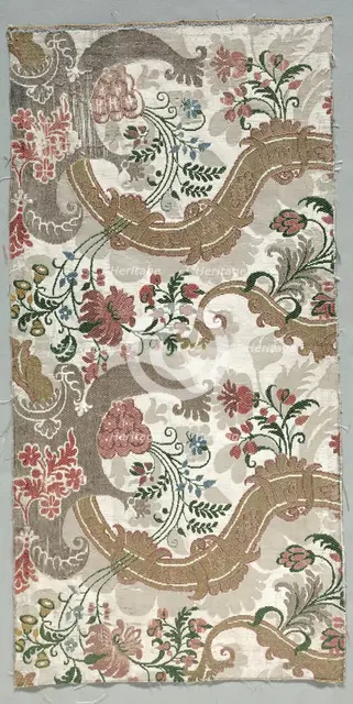 Length of Silk Textile, 1700s. Creator: Unknown.