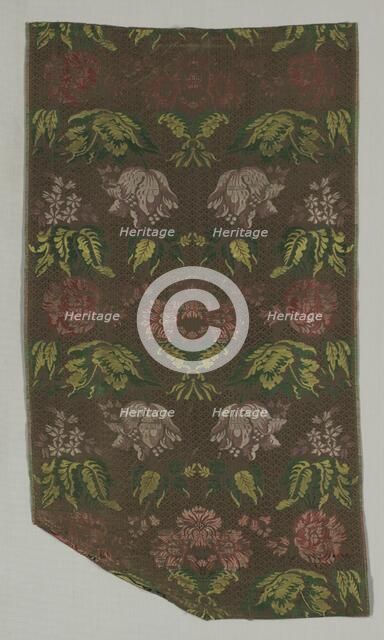 Length of Silk Textile, 1700s. Creator: Unknown.