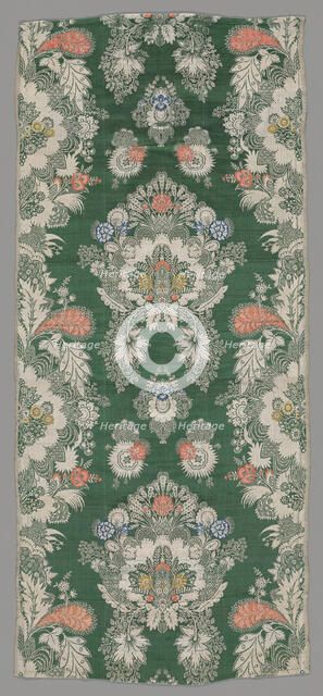 Length of Woven Silk, Netherlands, 1720s. Creator: Unknown.