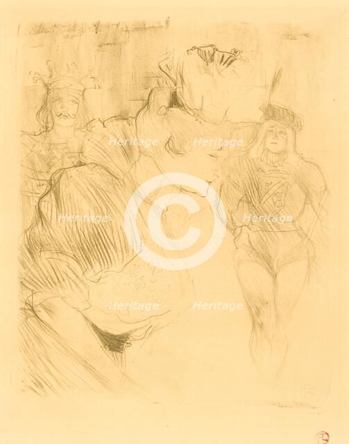 Lender Bowing (Lender saluant), 1895. Creator: Henri de Toulouse-Lautrec.