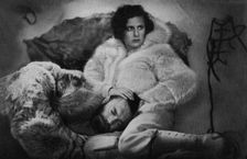 Leni Riefenstahl and Gustav Diessl in the film "S.O.S. Iceberg" by Arnold Fanck, 1933. Creator: Anon