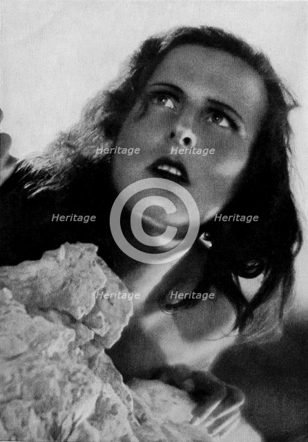 Leni Riefenstahl in the film "The Blue Light", 1932. Creator: Anon.