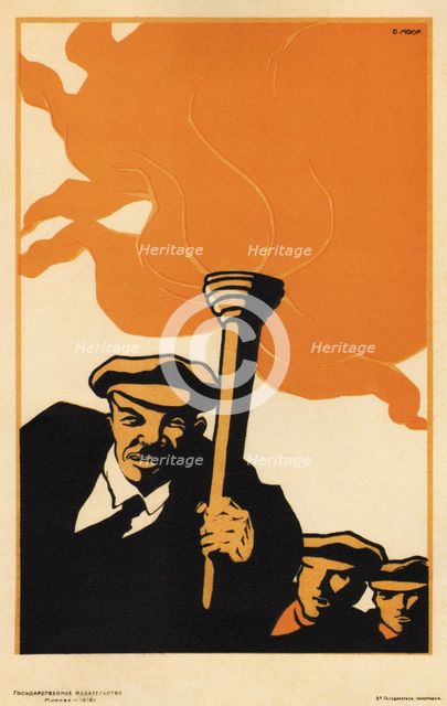 Lenin, 1919. Artist: Moor, Dmitri Stachievich (1883-1946)
