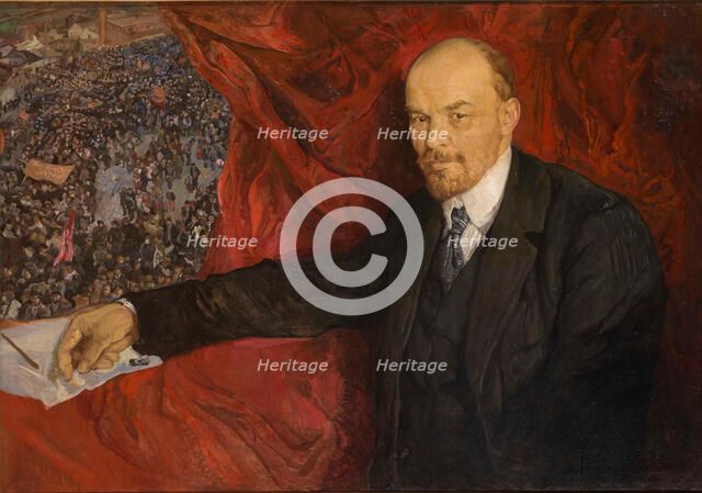 Lenin and Manifestation, 1919.