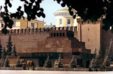 Lenin's mausoleum, Red Square, Moscow, 1980