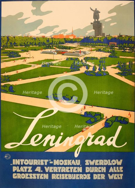 Leningrad - Intourist, Early 1930s.