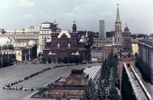 Lenin's mausoleum, Red Square, Moscow, 1980