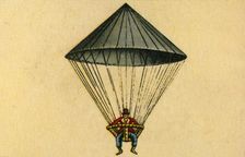 Lenormand's parachute, 1783, (1932). Creator: Unknown
