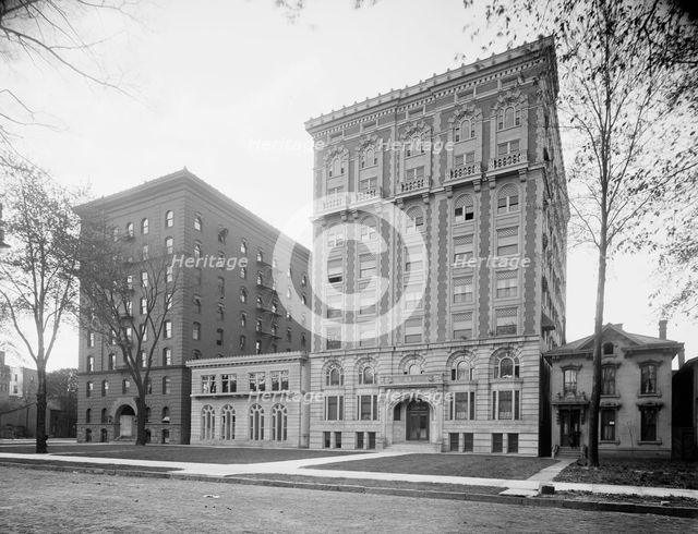 Lennox [sic] and Madison Apartments, Detroit, Mich., The, c1905. Creator: Unknown.