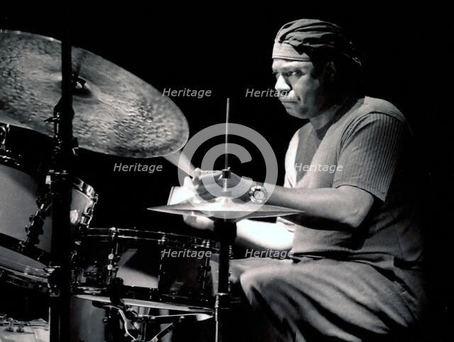 Lenny White, Ronnie Scott's, London, 2002. Artist: Brian O'Connor
