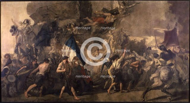 L'Enrôlement des volontaires de 1792 (The Departure of the Volunteers of 1792), 1848-1852.