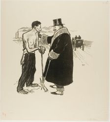 Lent, February 1894. Creator: Theophile Alexandre Steinlen