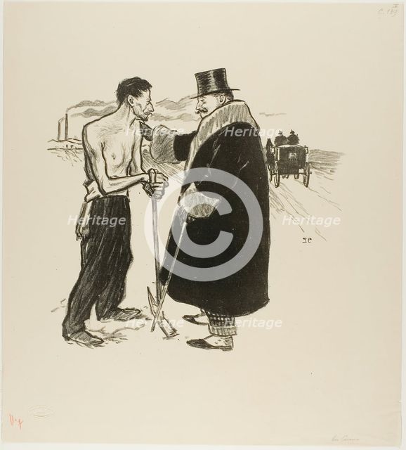 Lent, February 1894. Creator: Theophile Alexandre Steinlen.