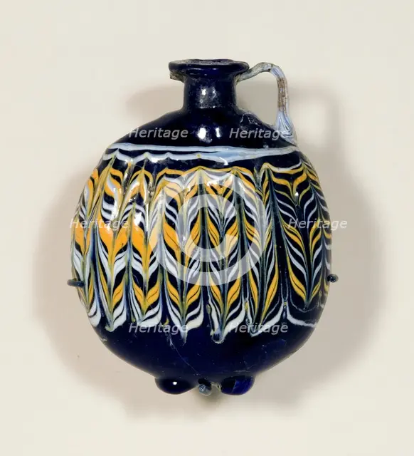Lentoid Aryballos (Container for Oil), 4th-3rd century BCE. Creator: Unknown.