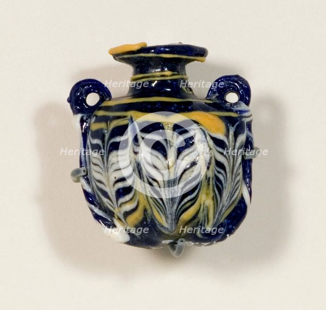 Lentoid Aryballos (Container for Oil), 4th-3rd century BCE. Creator: Unknown.