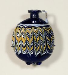 Lentoid Aryballos (Container for Oil), 4th-3rd century BCE. Creator: Unknown