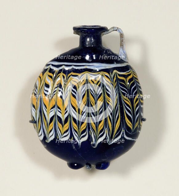 Lentoid Aryballos (Container for Oil), 4th-3rd century BCE. Creator: Unknown.