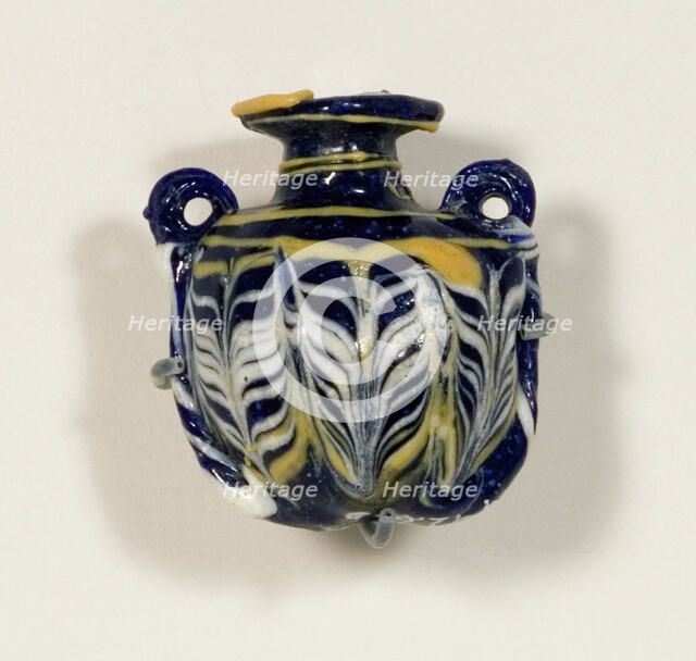 Lentoid Aryballos (Container for Oil), 4th-3rd century BCE. Creator: Unknown.