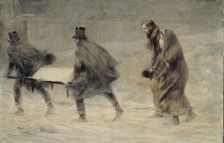 L'enterrement, 1892. Creator: Theobald Chartran