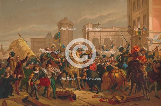 L'Entree d'Henri IV a Paris (the entry of Henri IV into Paris)', 1817. Artist: Unknown.