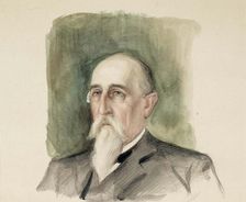 Leo Mechelin, Portrait Study, c1900s. Creator: Albert Edelfelt