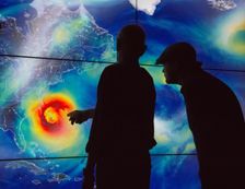 Leo Dicaprio visits Goddard Space Flight Center, Greenbelt, Maryland, USA, April 23, 2016. Creator: Rebecca Roth