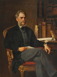 Leo Graf Thun-Hohenstein, c1881. Creator: August Eisenmenger
