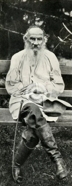 Leo Tolstoy, c1908, (1947).  Creator: Sergey Mikhaylovich Prokudin-Gorsky.