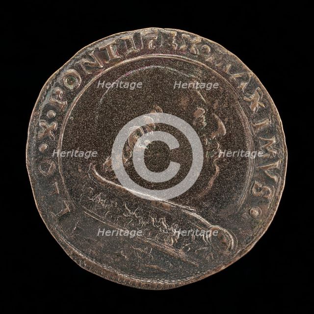 Leo X (Giovanni de' Medici, 1475-1521), Pope 1513 [obverse], 16th century. Creator: Unknown.
