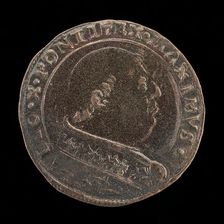 Leo X (Giovanni de Medici, 1475-1521), Pope 1513 [obverse], 16th century. Creator: Unknown