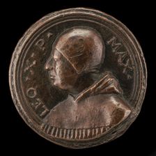Leo X (Giovanni de Medici, 1475-1521), Pope 1513 [obverse], c. 1513/1515. Creator: Unknown