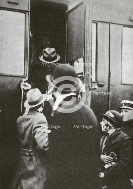 Leon Trotsky after being expelled from the Communist Party, December 1927. Creator: Unknown.