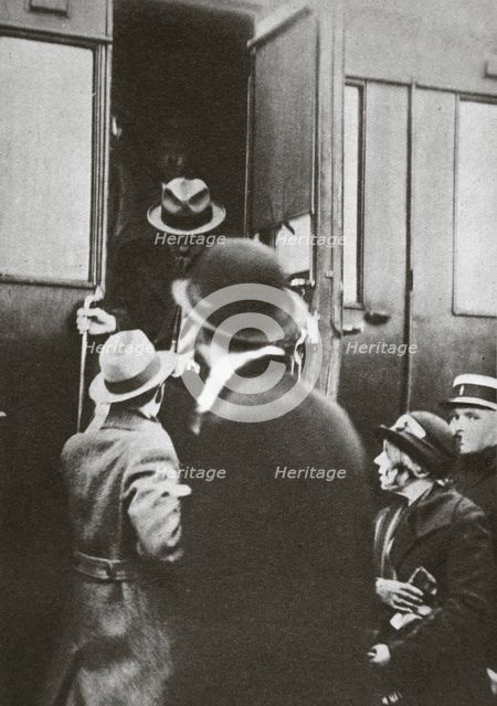 Leon Trotsky after being expelled from the Communist Party, December 1927. Artist: Unknown