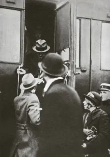 Leon Trotsky after being expelled from the Communist Party, December 1927. Creator: Unknown
