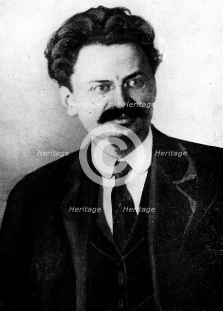 Leon Trotsky, Communist theorist and agitator. Creator: Unknown.