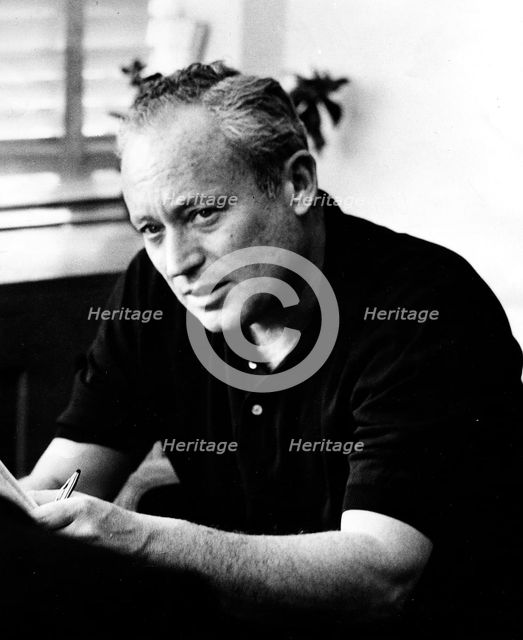 Leon Uris (1924-2003), American writer, 1973. Creator: Unknown.