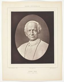 Léon XIII, 1875/79. Creator: Goupil and Co