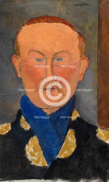 Léon Bakst, 1917. Creator: Amadeo Modigliani.