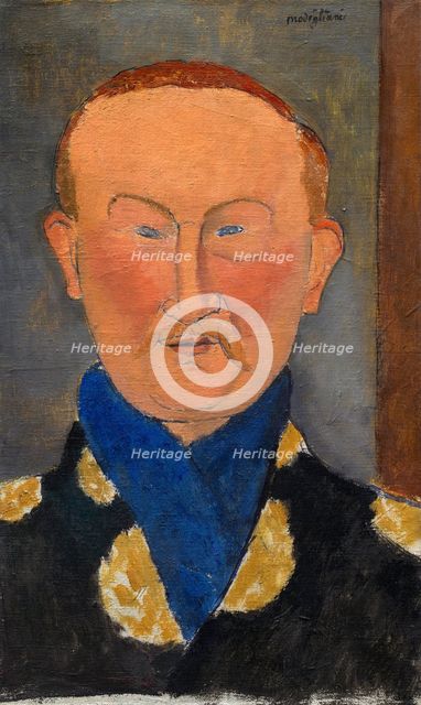 Léon Bakst, 1917. Creator: Amadeo Modigliani.