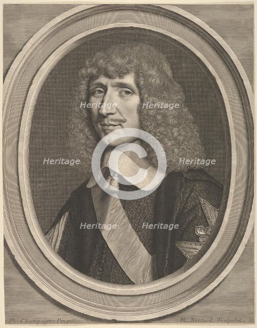 Léon-Bouthillier, Comte de Chavigny, ca. 1651. Creator: Robert Nanteuil.