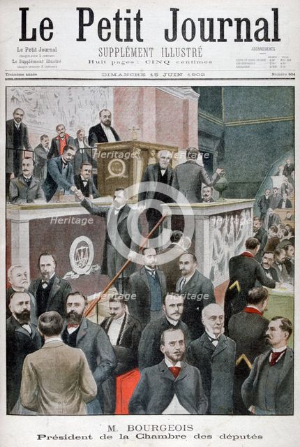 Leon Bourgeois, President of the Chamber of Deputies, 1902. Artist: Unknown