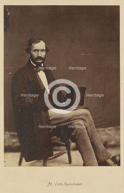 Leon Contanseau, about 1857-1859. Creator: Unknown.