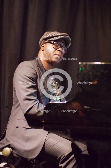 Leon Daniel, David Angol Quartet, Verdict Jazz Club, Brighton, East Sussex, 17 Feb 2023. Creator: Brian O'Connor.