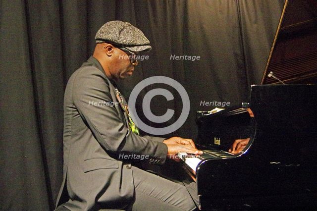Leon Daniel, David Angol Quartet, Verdict Jazz Club, Brighton, East Sussex, 17 Feb 2023. Creator: Brian O'Connor.