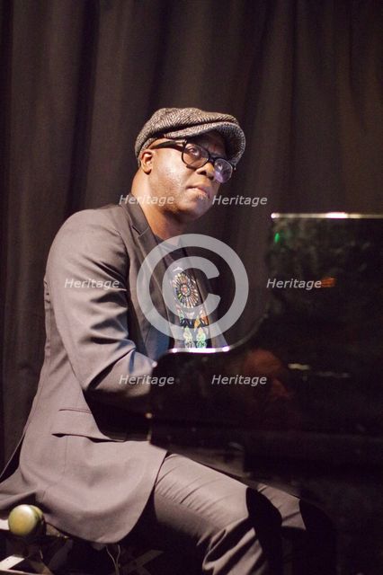 Leon Daniel, David Angol Quartet, Verdict Jazz Club, Brighton, East Sussex, 17 Feb 2023. Creator: Brian O'Connor.