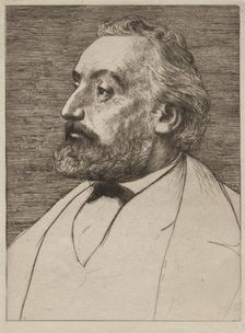Léon Gambetta. Creator: Alphonse Legros (French, 1837-1911)