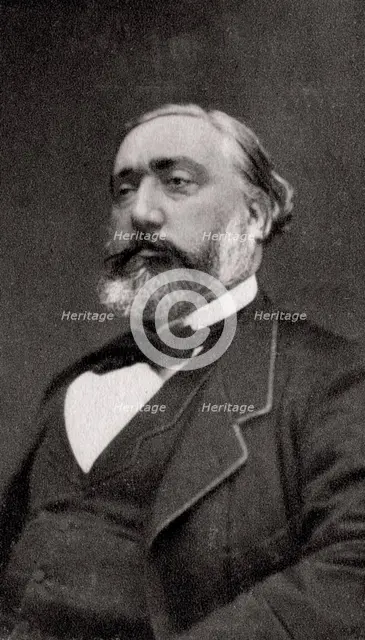 Leon Gambetta, French statesman, 1881. Artist: Unknown