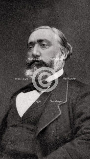 Leon Gambetta, French statesman, 1881. Artist: Unknown